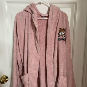 Moschino Underbear Pink Robe